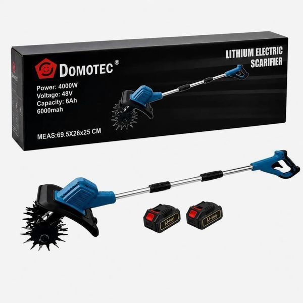 Акумуляторний культиватор для саду DOMOTEC, 4000 Вт, 48 В DM-0004040 фото