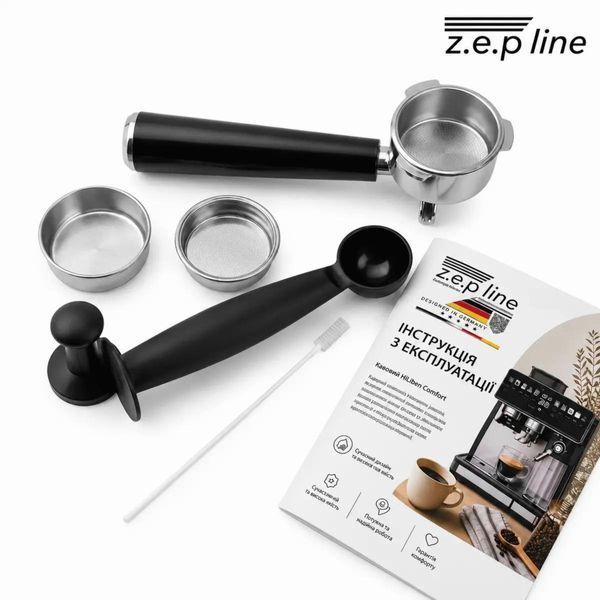 Кавомашина автоматична Zepline ZP-6810, 20 бар, вбудована кавомолка, 1500 Вт ZP-6810 фото