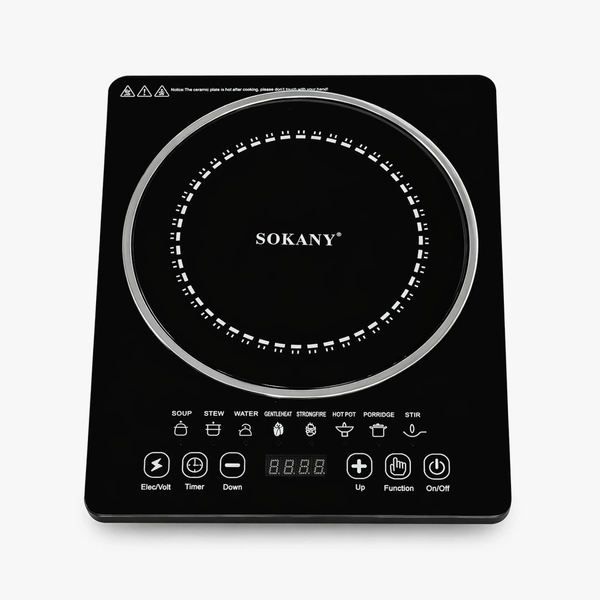 Індукційна плита Sokany SK-07047 2200 Вт електрична сенсорне управління SK-07047  фото