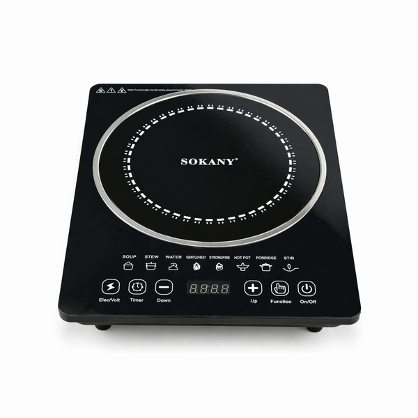 Індукційна плита Sokany SK-07047 2200 Вт електрична сенсорне управління SK-07047  фото
